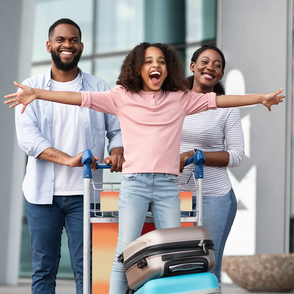 family traveling